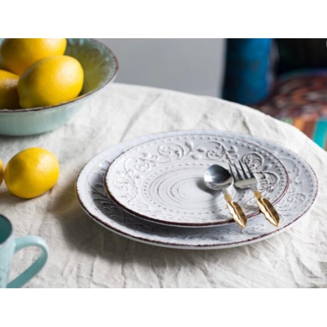 صحن سيراميك فاخر بتصميم أوربي متوفر 3 احجام 7615