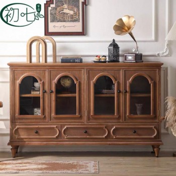 كونسول خشب طبيعي بتصميم أوربي كلاسيك 7883