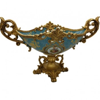 صحن تقديم سيراميك بتصميم اوربي -5979