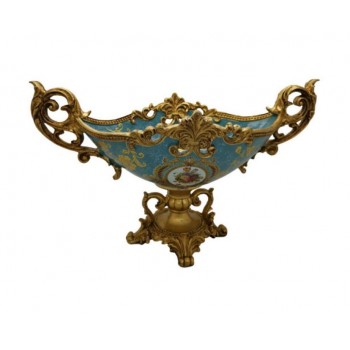 صحن تقديم سيراميك بتصميم اوربي -5979