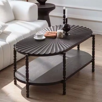 طاوله قهوه خشب طبيعي بتصميم مودرن مميز عالي الجوده -L5676