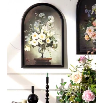 لوحه باطار خشب معتق مثالي لديكور المنزل -L5674