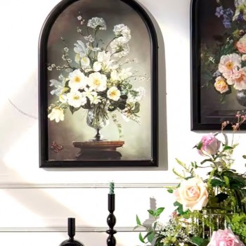 لوحه باطار خشب معتق مثالي لديكور المنزل -L5674