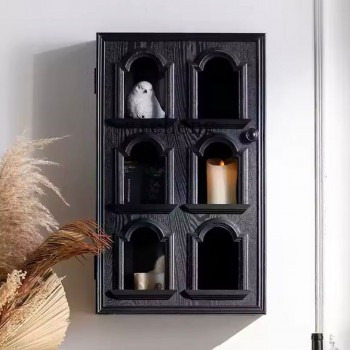 خزانه خشبيه جداريه بتصميم انيق عالي الجوده-L5686