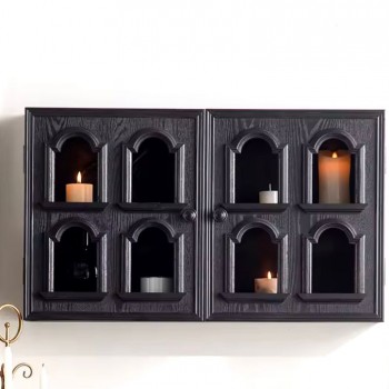 خزانه خشبيه  جداريه بتصميم انيق عالي الجوده -L5687