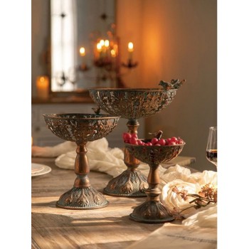 صينيه بستاند معدن معتق على الطراز الاروبي متوفر 3 احجام -5729 صينيه بستاند معدن معتق على الطراز الاروبي متوفر 3 احجام -5729