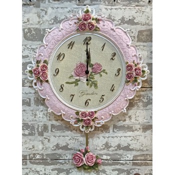 ساعه  سيراميك جداري بتصميم ريفي انيق- j9178