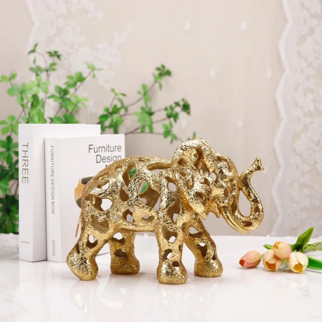 تحفه فيل راتنج ملائم لديكور -L6174