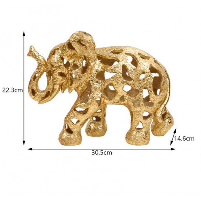 تحفه فيل راتنج ملائم لديكور -L6174