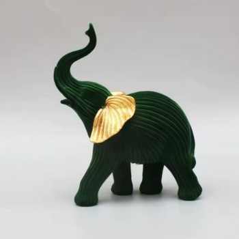 تحفه فيل من الراتنج ملائم لديكور المنزلي -6648