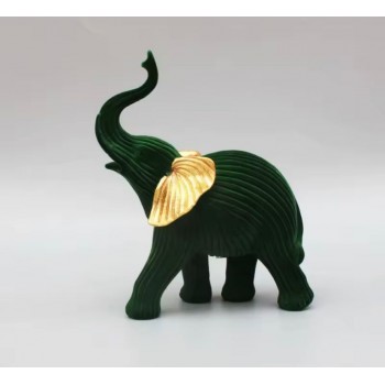 تحفه فيل من الراتنج ملائم لديكور المنزلي -6648