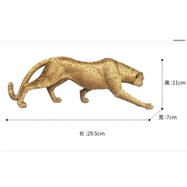 تحفه ديكور  مكتبي نمر من راتنج انيق متوفر الحجمين -6127