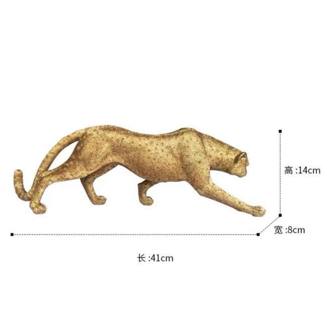 تحفه ديكور  مكتبي نمر من راتنج انيق متوفر الحجمين -6127