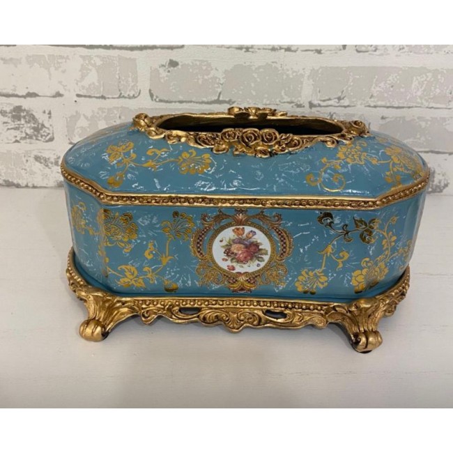 علبه مناديل سيراميك بتصميم فكتوري فاخر -5984 علبه مناديل سيراميك بتصميم فكتوري فاخر -5984