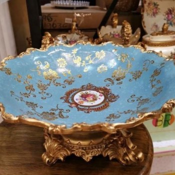 صينيه تقديم فواكه سيراميك على الطراز الاروبي كلاسيك -5980