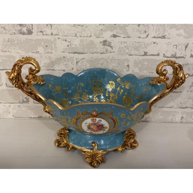 صينيه تقديم فواكه سيراميك بتصميم فكتوري -5987