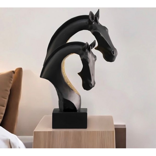 تحفه راسين حصان من فايبر مثالي لديكور المنزل -L6161 تحفه راسين حصان من فايبر مثالي لديكور المنزل -L6161