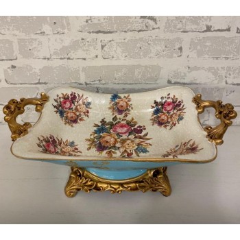 صينيه تقديم فواكه سراميك بتصميم اوربي كلاسيك -6250