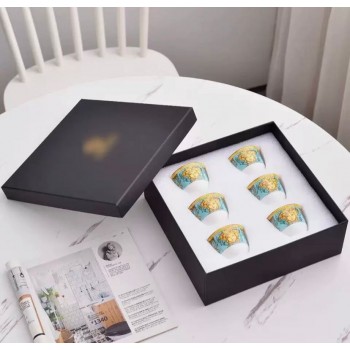 فنجان قهوه سراميك  فرزاتشي فاخر 6 قطع -L5822