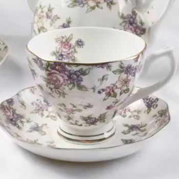 كوب وطبق شاي من رويال البرت المورد -L6689