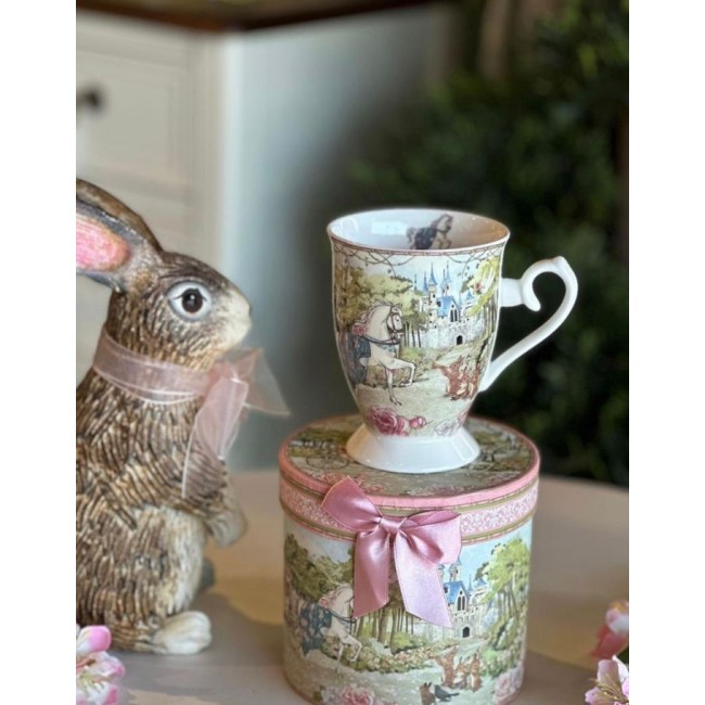كوب سراميك بتصميم فكتوريا مع علبه هديه انيقه -L5879 كوب سراميك بتصميم فكتوريا مع علبه هديه انيقه -L5879