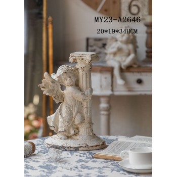 تحفه  شمعدان  انجل نمط روماني-L3950