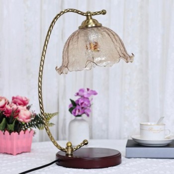 وحده اضاءه فينتج مكتبي بقاعده خشبيه  -3557