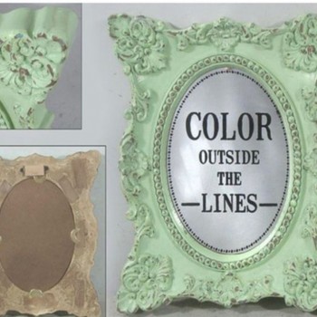 برواز خشبي مرايا وعبارات مكتوبه عليها  بتصميم كلاسيكي L3138