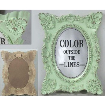 برواز خشبي مرايا وعبارات مكتوبه عليها  بتصميم كلاسيكي L3138