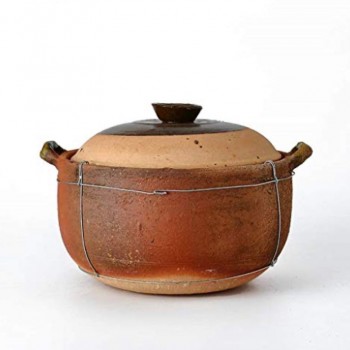 اناء فخار  بغطاء  ملائم لطبخ 3772