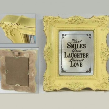 برواز خشبي مرايا وعبارات مكتوبه عليها بتصميم كلاسيكيL3136