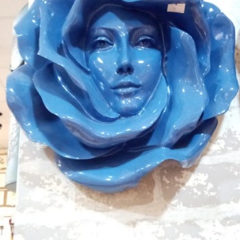 ديكور جداري من سراميك بتصميم وجه ببتلات الروز ابداعي جذاب 0107 ديكور جداري من سراميك بتصميم وجه ببتلات الروز ابداعي جذاب 0107