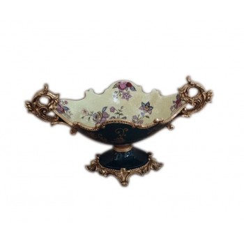 صحن تقديم من سراميك بتصميم اروبي  متوفر للونين L2982