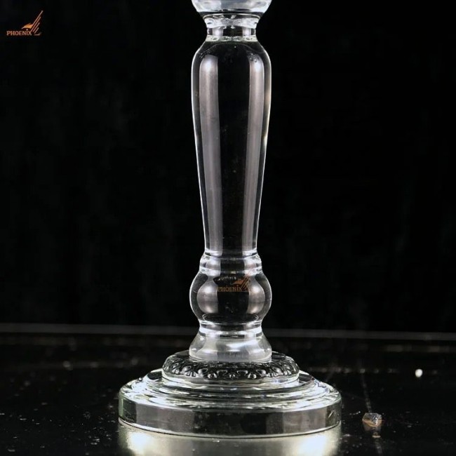 شمعدان كرستاليه من 5 اذرع بتصميم ابداعي من الزجاج L3293