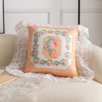 خداديه  قطن باطراف دانتيل بتصميم ريفي انيق L3356