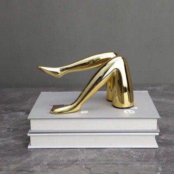 تحفه ساق  سيراميك مذهب ملائم سطح مكتب -L5544