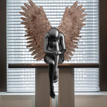 تمثال مجنح  يمثل شخصية الهبوط فن ابداعي ملائم لغرفة المعيشه -5521