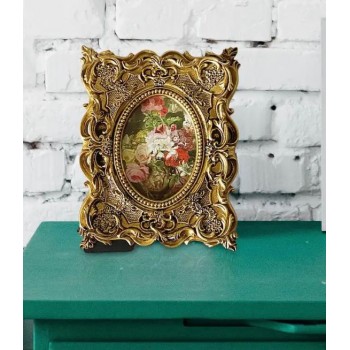 برواز ذهبي بزخارف كلاسيكيه جذابه -L5202