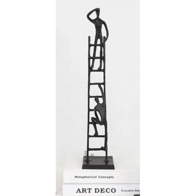تحفه شخصيه متسلق السلالم معدن ملائم لديكور مكتب -2-L5552 تحفه شخصيه متسلق السلالم معدن ملائم لديكور مكتب -2-L5552