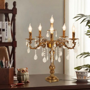 وحده اضائه شمعدان  طاوله على الطراز الاروبي -5374