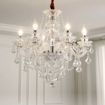 ثريا سقفيه LED ملكي كريستال نمط اوربي -5329