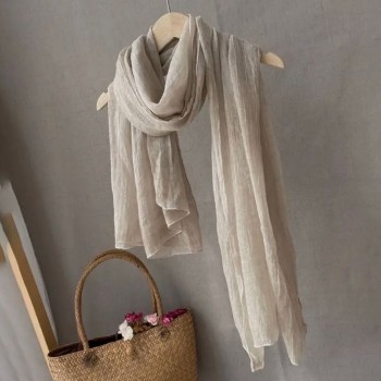 شال قطني ساده عالي الجوده -5349 شال قطني ساده عالي الجوده -5349