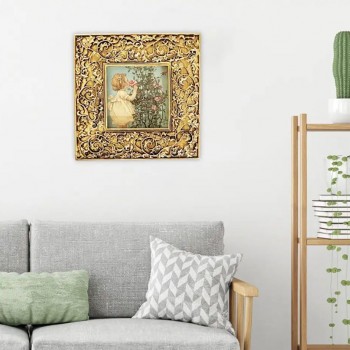 برواز ذهبي معتق بتصميم ريفي اوروبي -5209