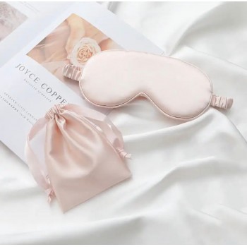 قناع نوم شخصي مع كيس قماش ستان -L5325