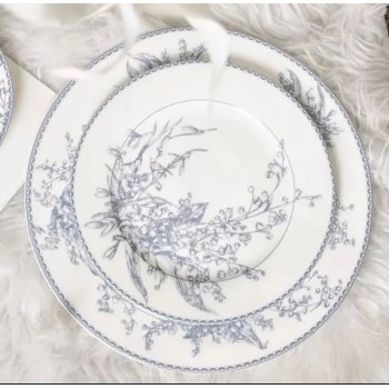 صحن سيراميك بتصميم اوربي متوفر الحجمين -5177