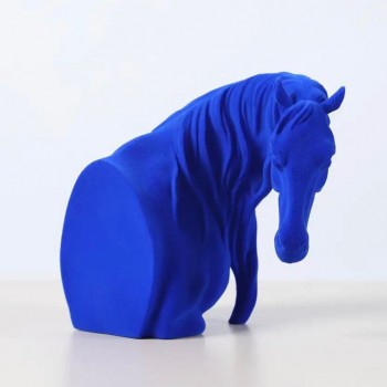 تحفه فن ابداعي بتصميم حصان ملائمه لديكور المنزل -L5599