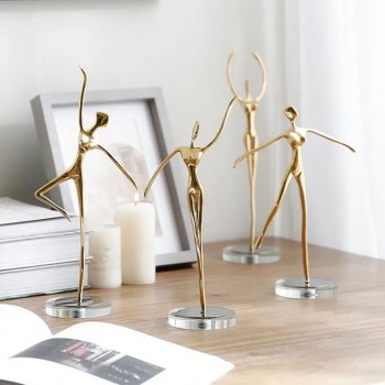 تحفه من نحاس بتصميم فتيات راقصات الباليه متوفر 4 اشكال -5477