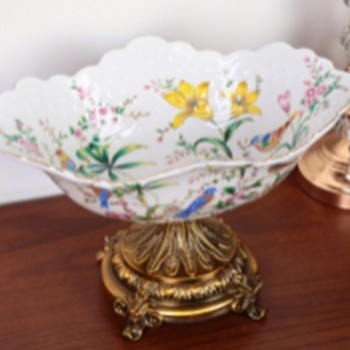 صحن  تقديم للفواكه  بقاعده بتصميم اوربي حديث -5031