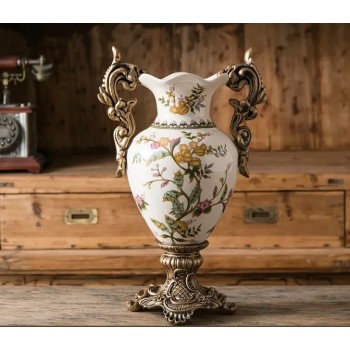 فازه سيراميك فاخر بتصميم اوربي -1-5041 فازه سيراميك فاخر بتصميم اوربي -1-5041