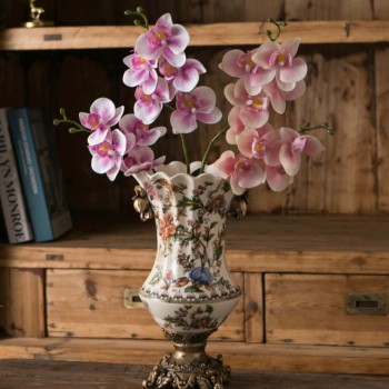 فازه  سيراميك فاخر على نمط الاروبي ملائم لديكور المنزل -5045